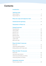 My Letters and Sounds Phase Six Teacher's Guide Contents